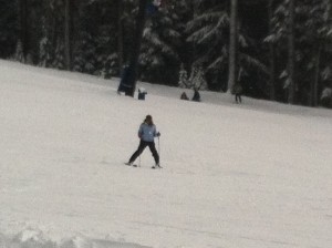 The 12 y.o. and her stellar skiing