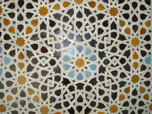 Moroccan zelig, or tile mosaic