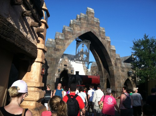 Entrance to Wizarding World of Harry Potter