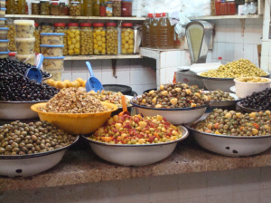 olives in the Fes medina
