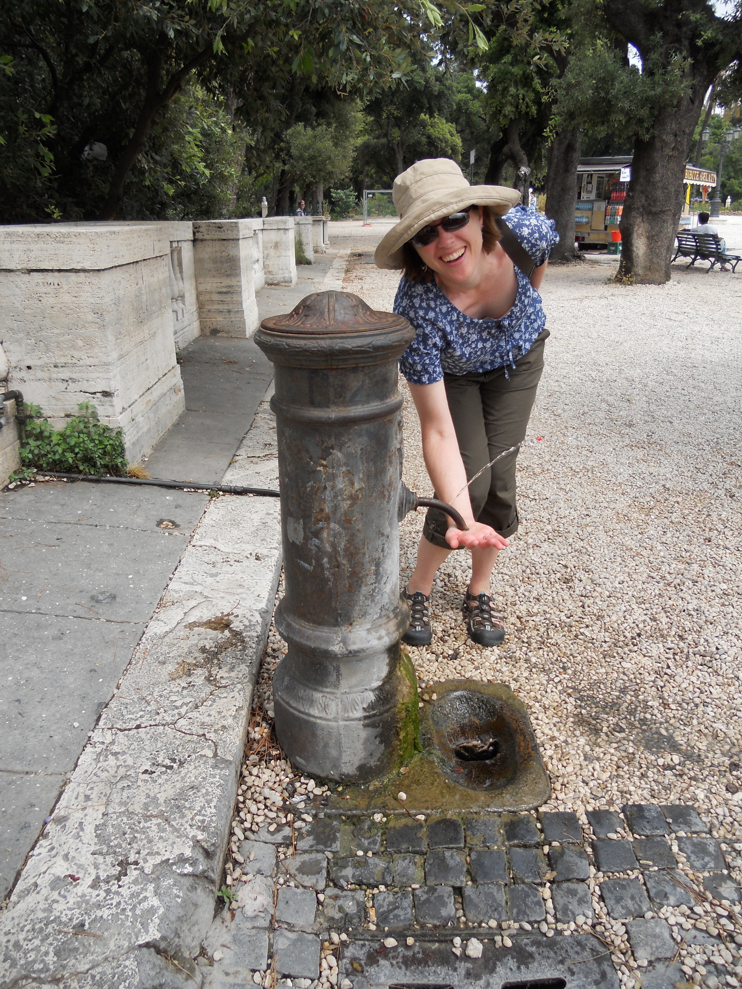 Fountain, Borghese Gardens, Rome, Italy