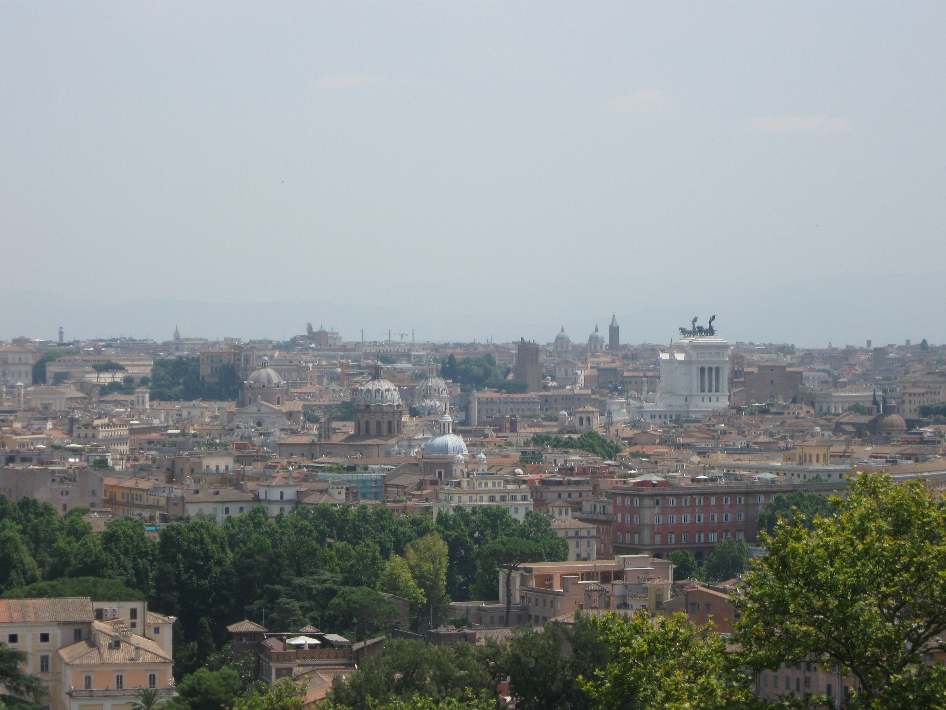 View of Rome from Gianicolo Hill, Italy
