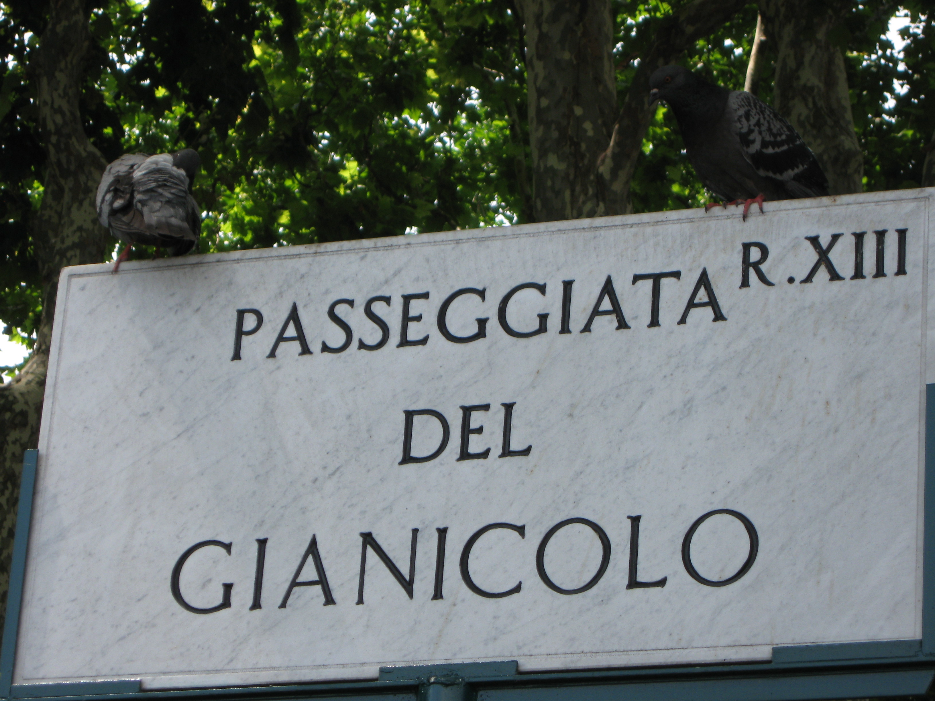 Passeggiata del Gianicolo, Rome, Italy